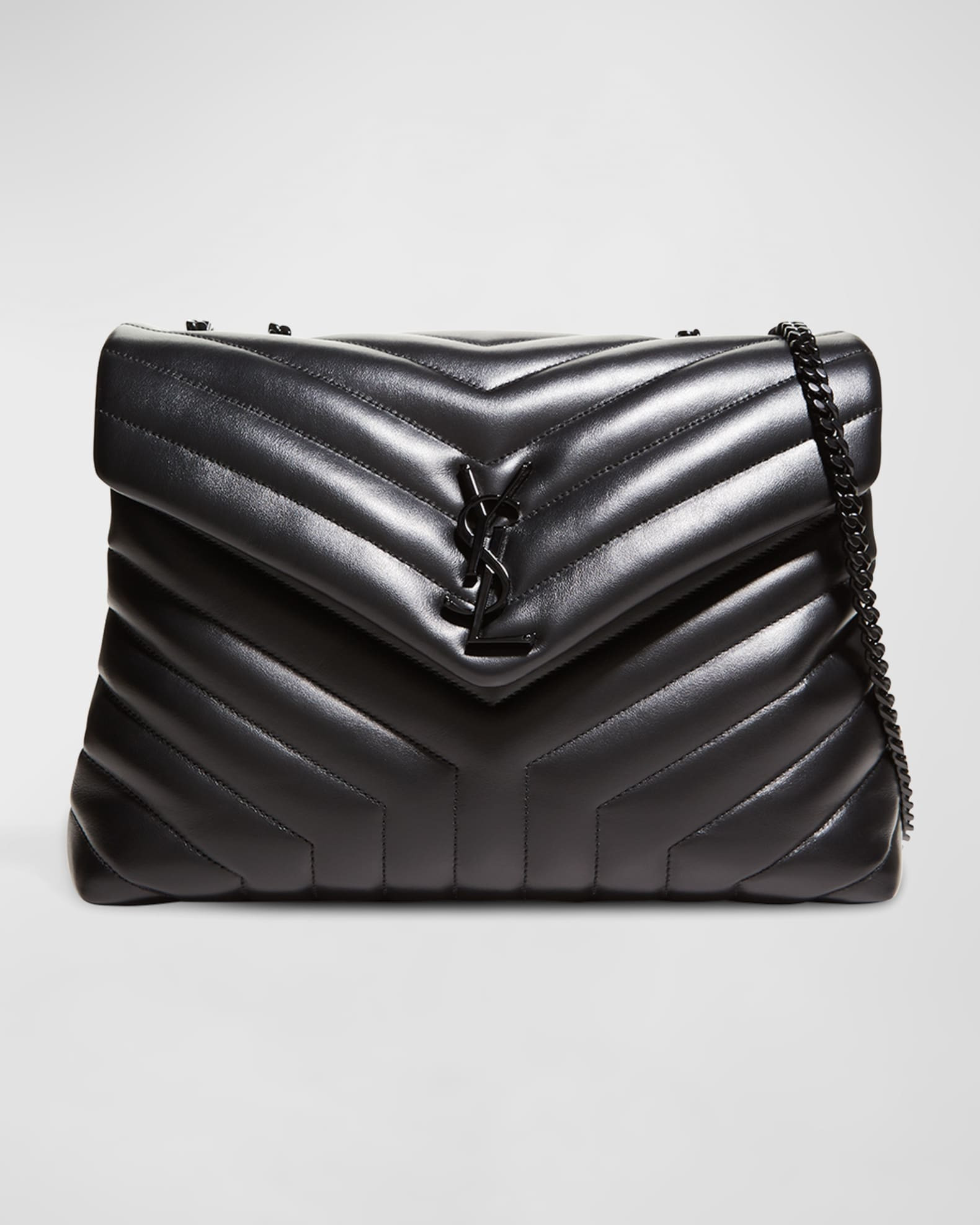 Loulou Medium YSL Shoulder Bag in Quilted Leather | Neiman Marcus