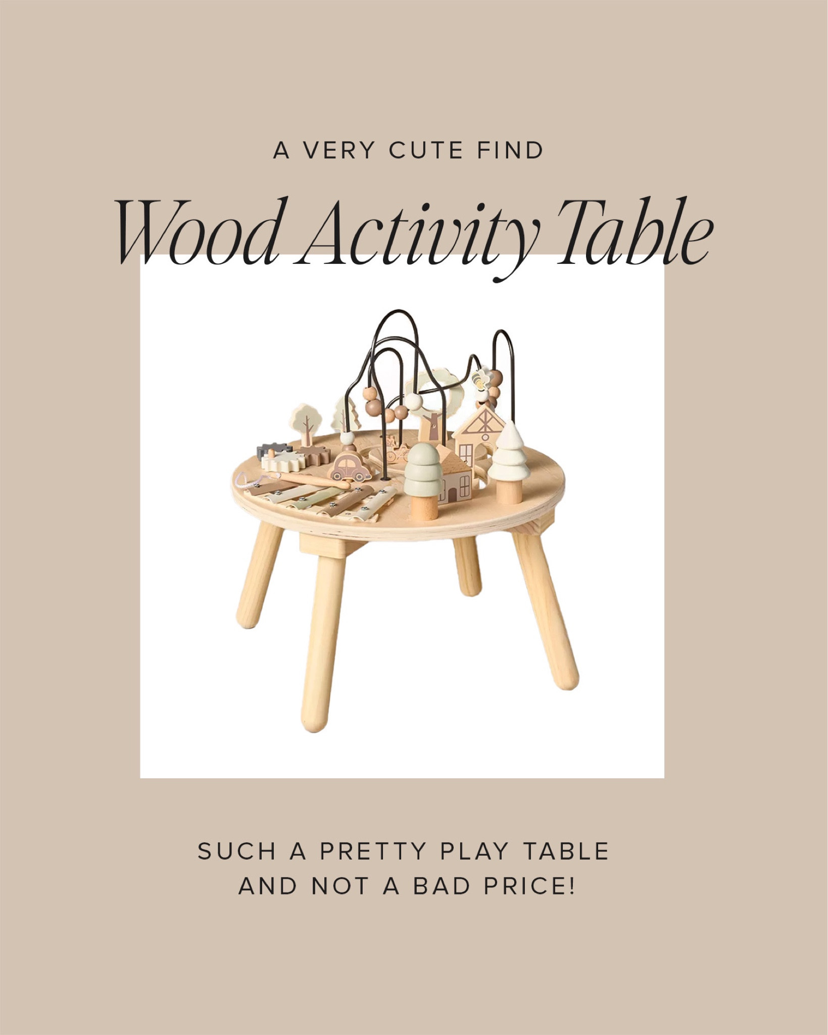 super cute wood activity table from target!

#LTKKids #LTKBaby