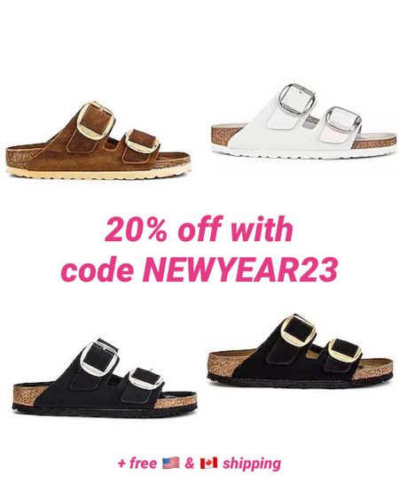 The Birkenstock big buckle Arizona sandals are huge for spring and part of the Revolve sale!
Use code NEWYEAR23 for 20% off!
Free US and Canadian returns and shipping!
Fit tts


#LTKFind #LTKsalealert #LTKshoecrush
