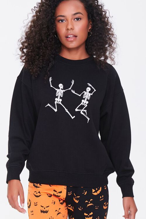 Dancing Skeleton Graphic Pullover | Forever 21 | Forever 21 (US)