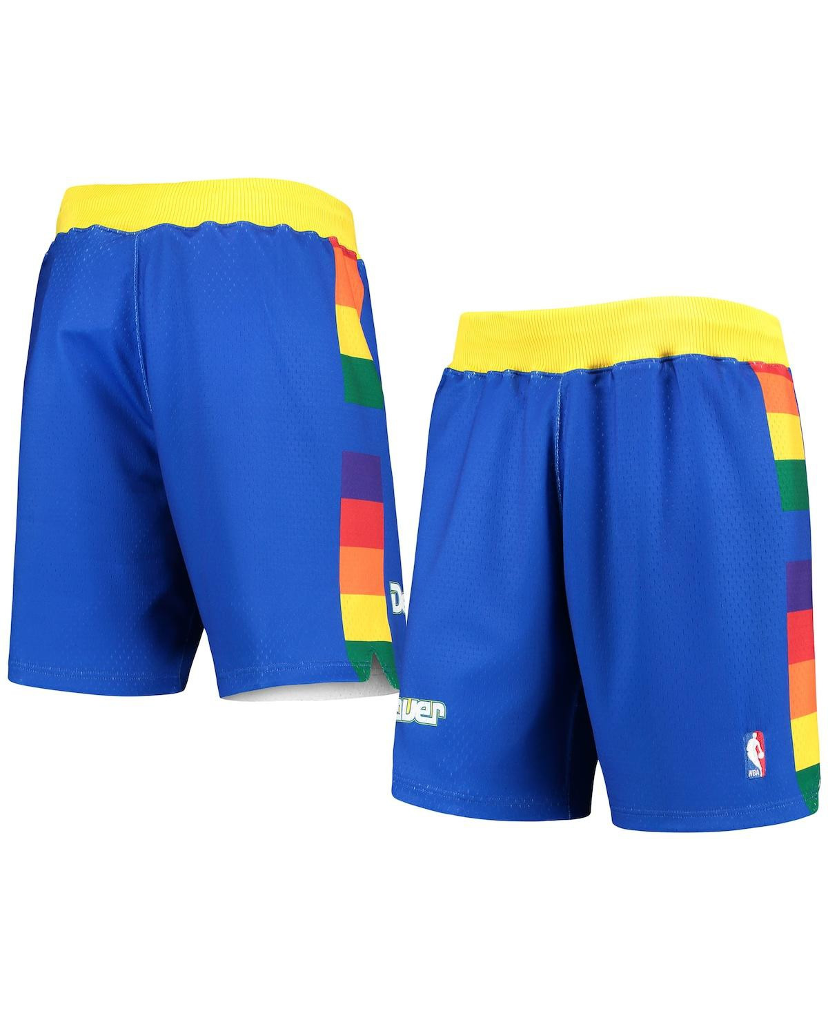 Men's Mitchell & Ness Royal Denver Nuggets 1991/92 Hardwood Classics Authentic Shorts | Macys (US)
