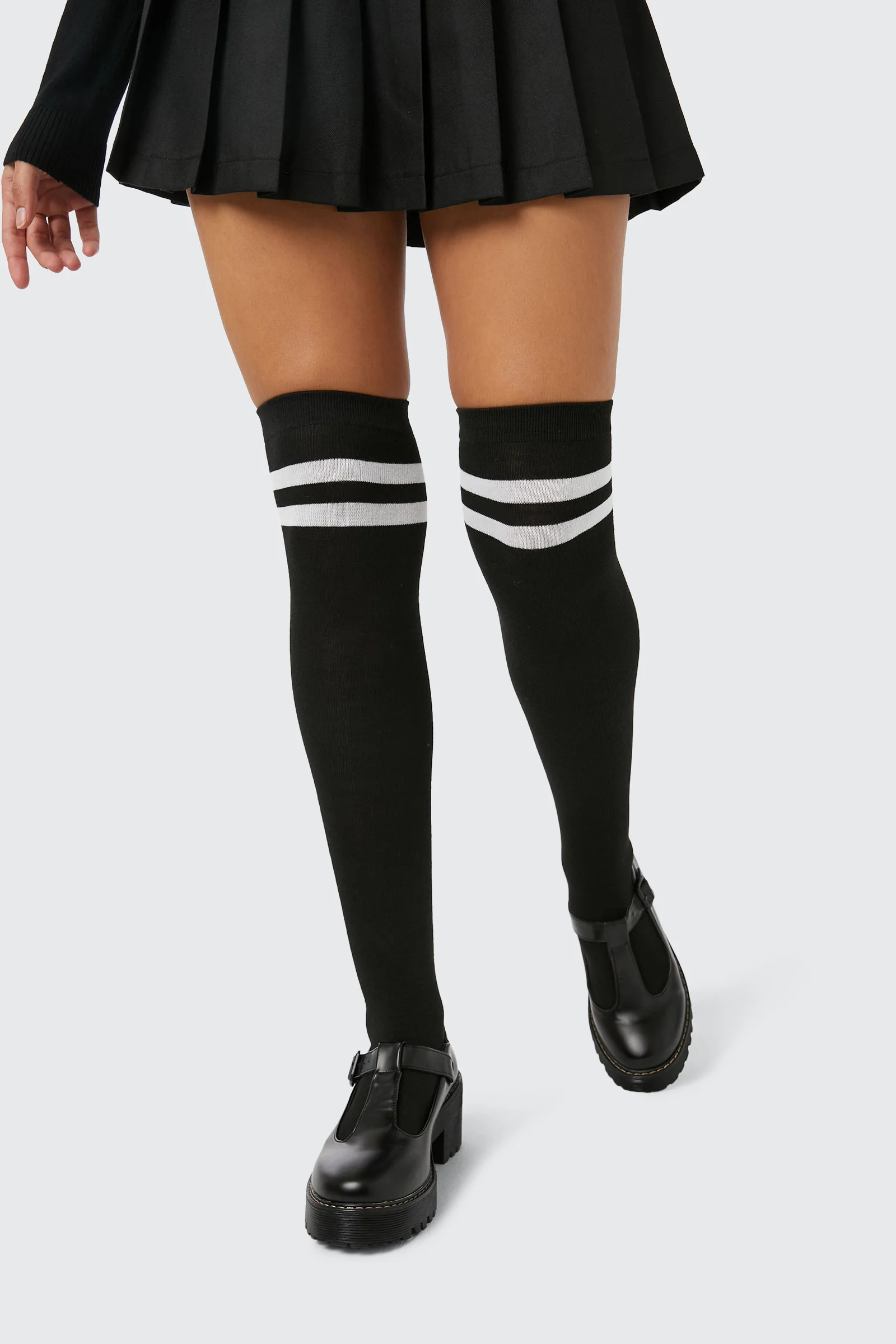 Striped Over-the-Knee Socks | Ardene
