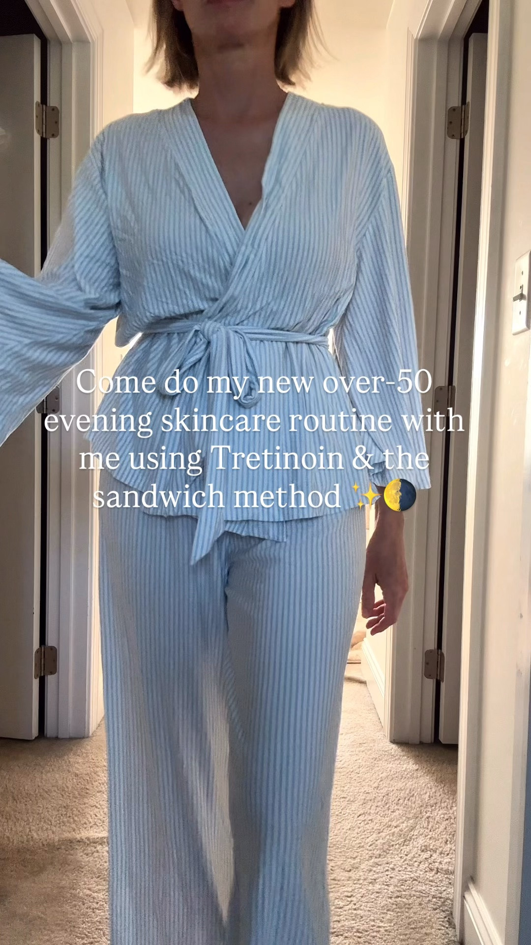 If your tretinoin has been leaving your skin dry, tight, or irritated… try the sandwich method ✨

I apply moisturizer first, then a pea-sized amount of tretinoin, followed by another layer of moisturizer on top. It helps buffer irritation while still giving you all the smoothing, glow-boosting benefits.

The older I get, the more I realize skincare is about working with your skin instead of against it 🤍

#MatureSkin #Over50Beauty #TretinoinRoutine #SkincareOver40 #BeautyOver50

#LTKOver40 #LTKBeauty #LTKgrwm