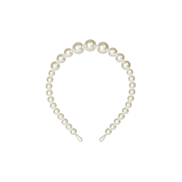 Hairitage Stylish Pearl Headband Ivory, 1 PC - Walmart.com | Walmart (US)