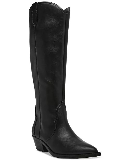 DV Dolce Vita Women's Kit Knee-High Wide Calf Cowboy Boots - Macy's | Macy's