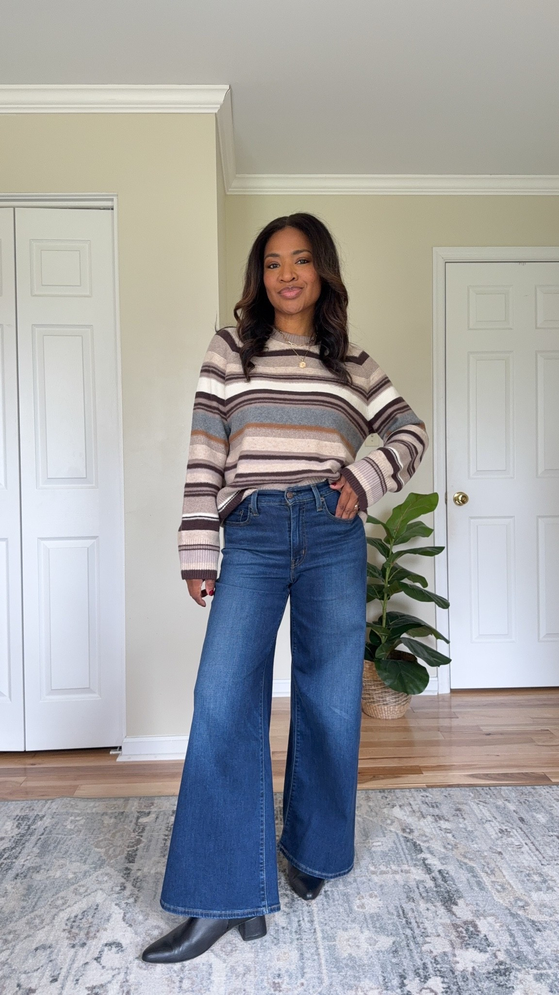 Sweater is size small. Jeans are size 27 30 L

#LTKootd #LTKgrwm #LTKOver40