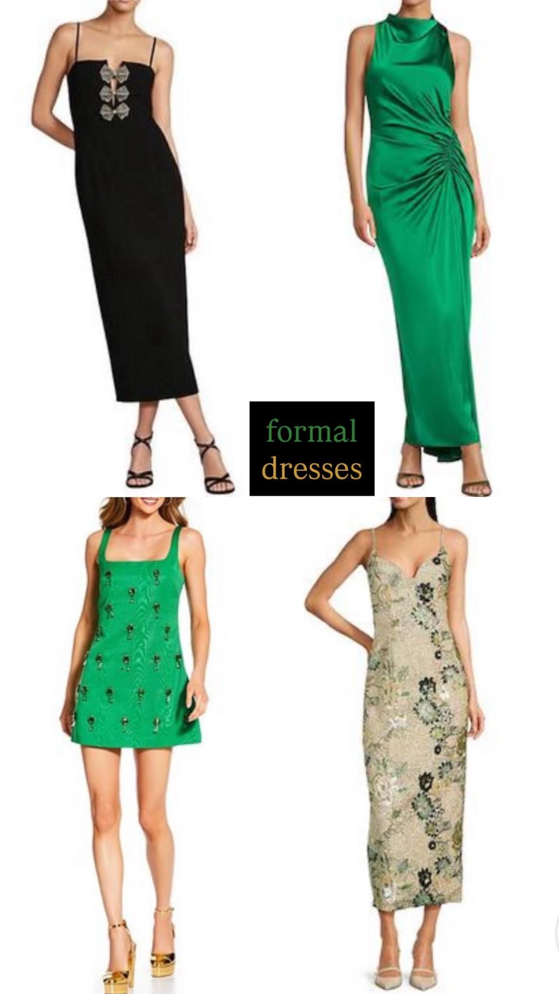 Green and gold dresses
Gala dresses
Wedding guest dresses
Dillards 
Nat note for Dillards


#LTKootd #LTKgrwm #LTKSeasonal