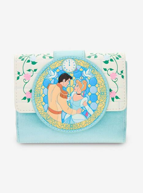 Loungefly Disney Cinderella Stained Glass Mini Wallet- BoxLunch Exclusive | BoxLunch | BoxLunch