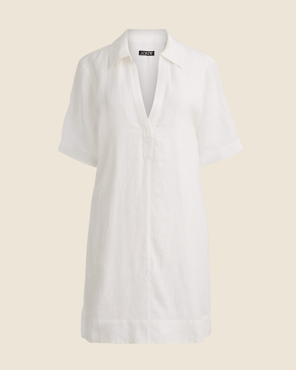 Bungalow popover dress in linen | J. Crew US