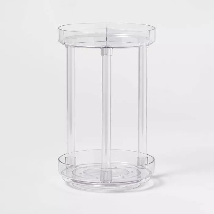 Spinning Turntable Makeup Organizer Clear - Brightroom™ | Target