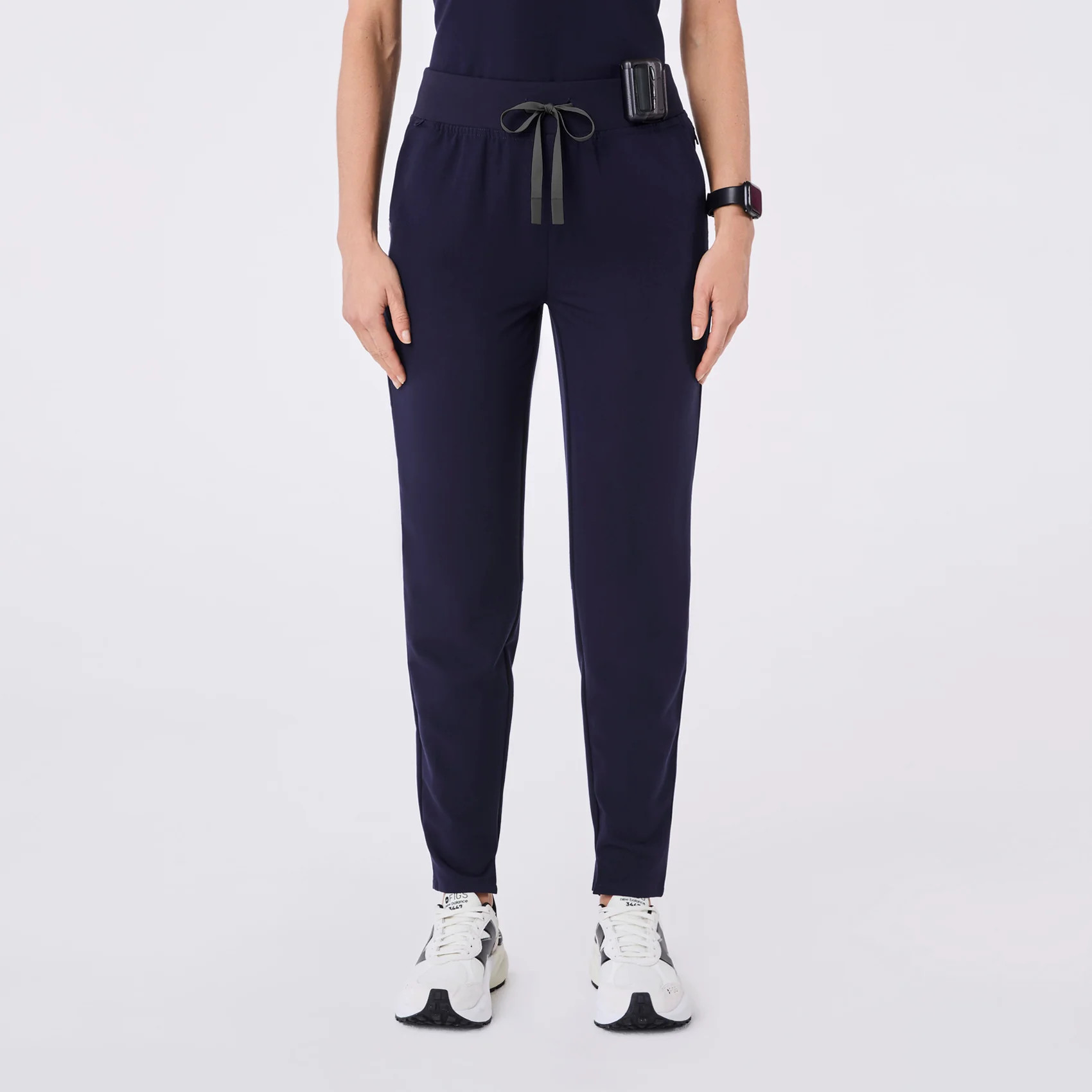 Women’s High Waisted Alva Skinny Tapered Scrub Pants - Navy · FIGS | FIGS