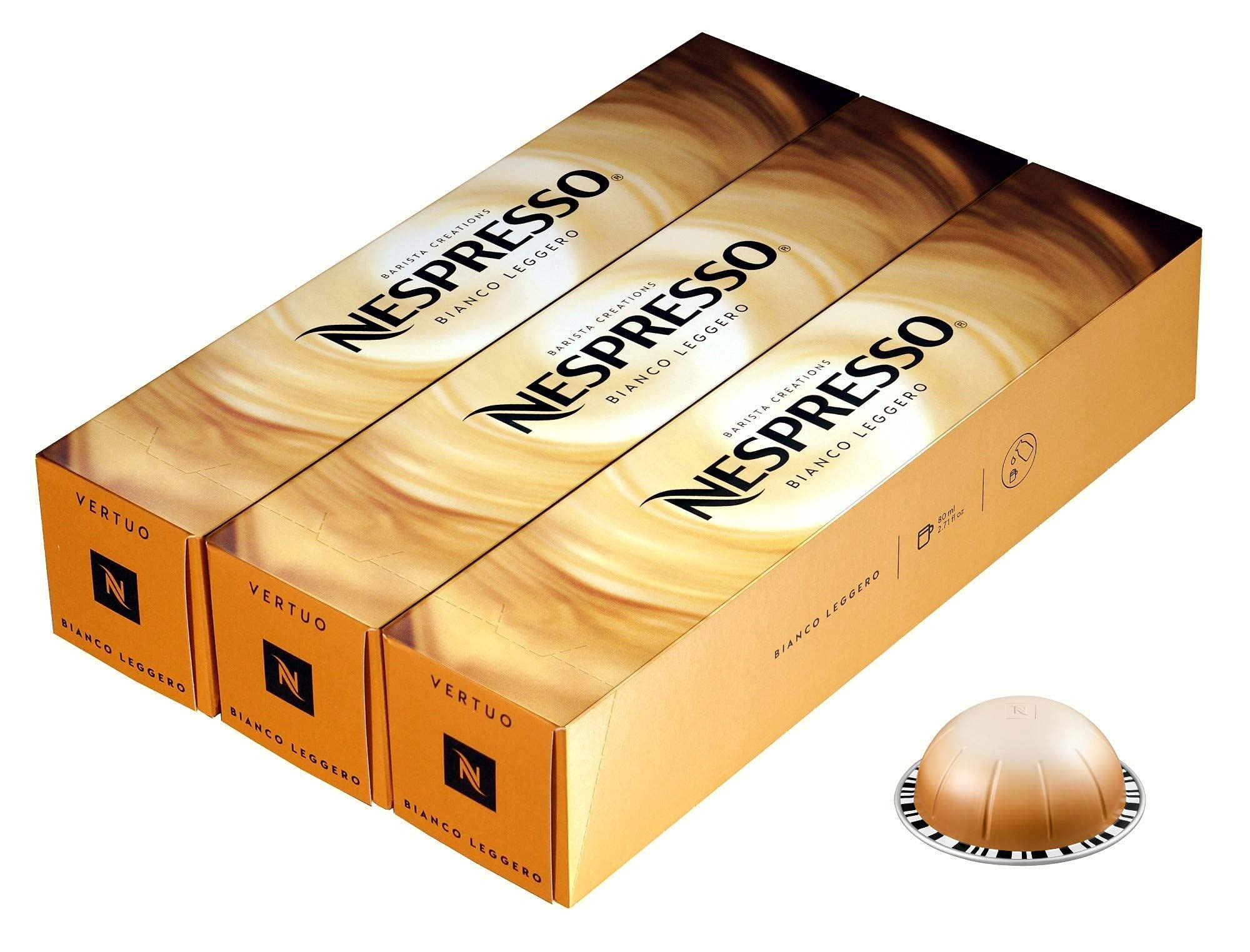 European Version of Nespresso Vertuoline made for Double Cappuccino (2.7 ounce): Bianco Leggero, ... | Amazon (US)