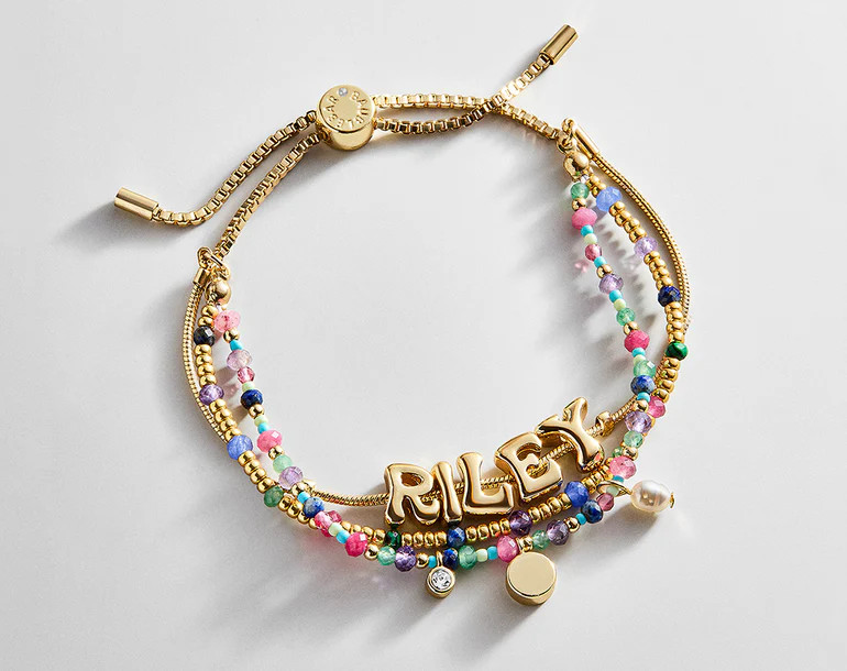 Rowan Semi-Precious Custom Layered Bracelet - Positano | BaubleBar