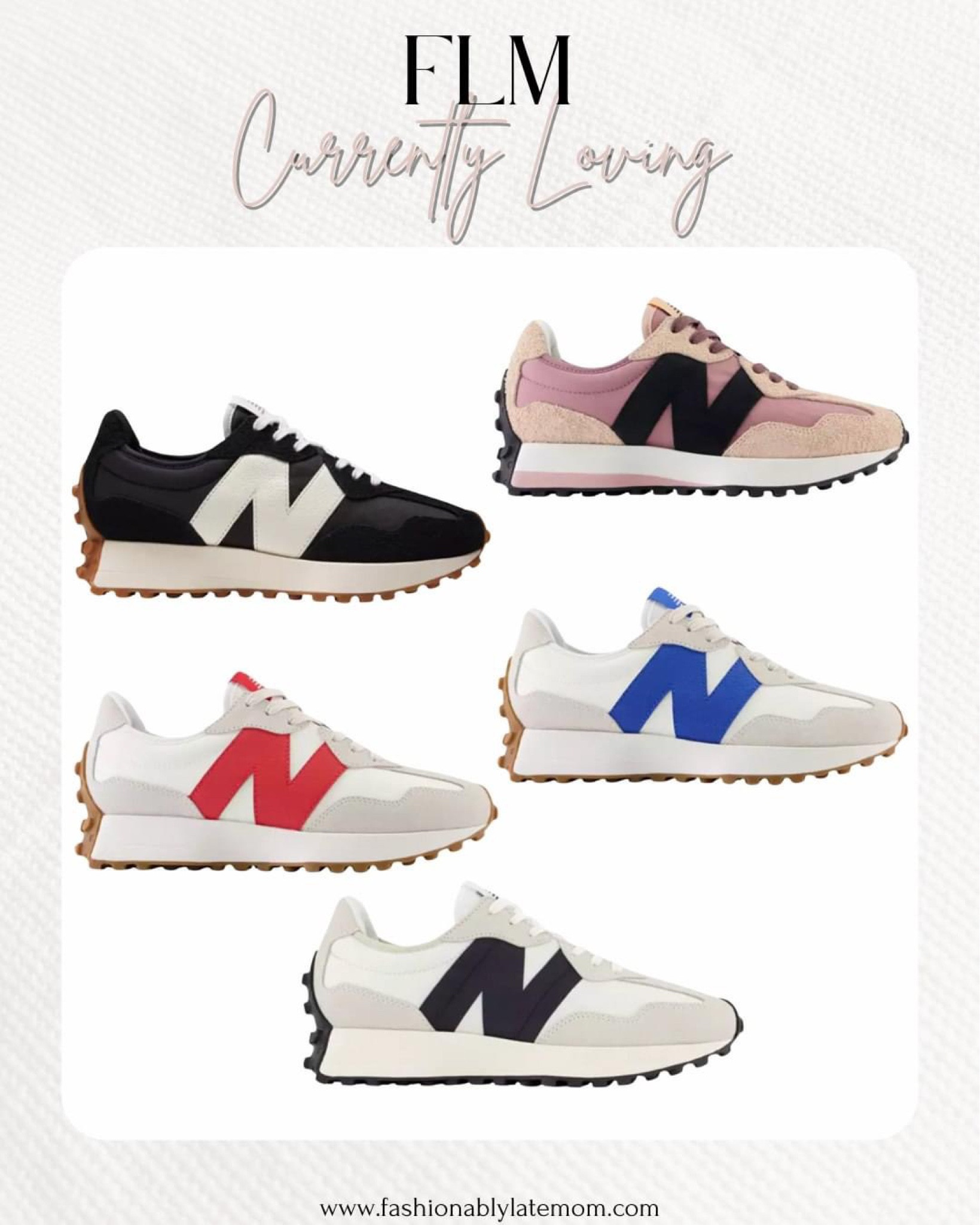 Trending sneakers 
Fashionablylatemom 
Fashionably late mom 