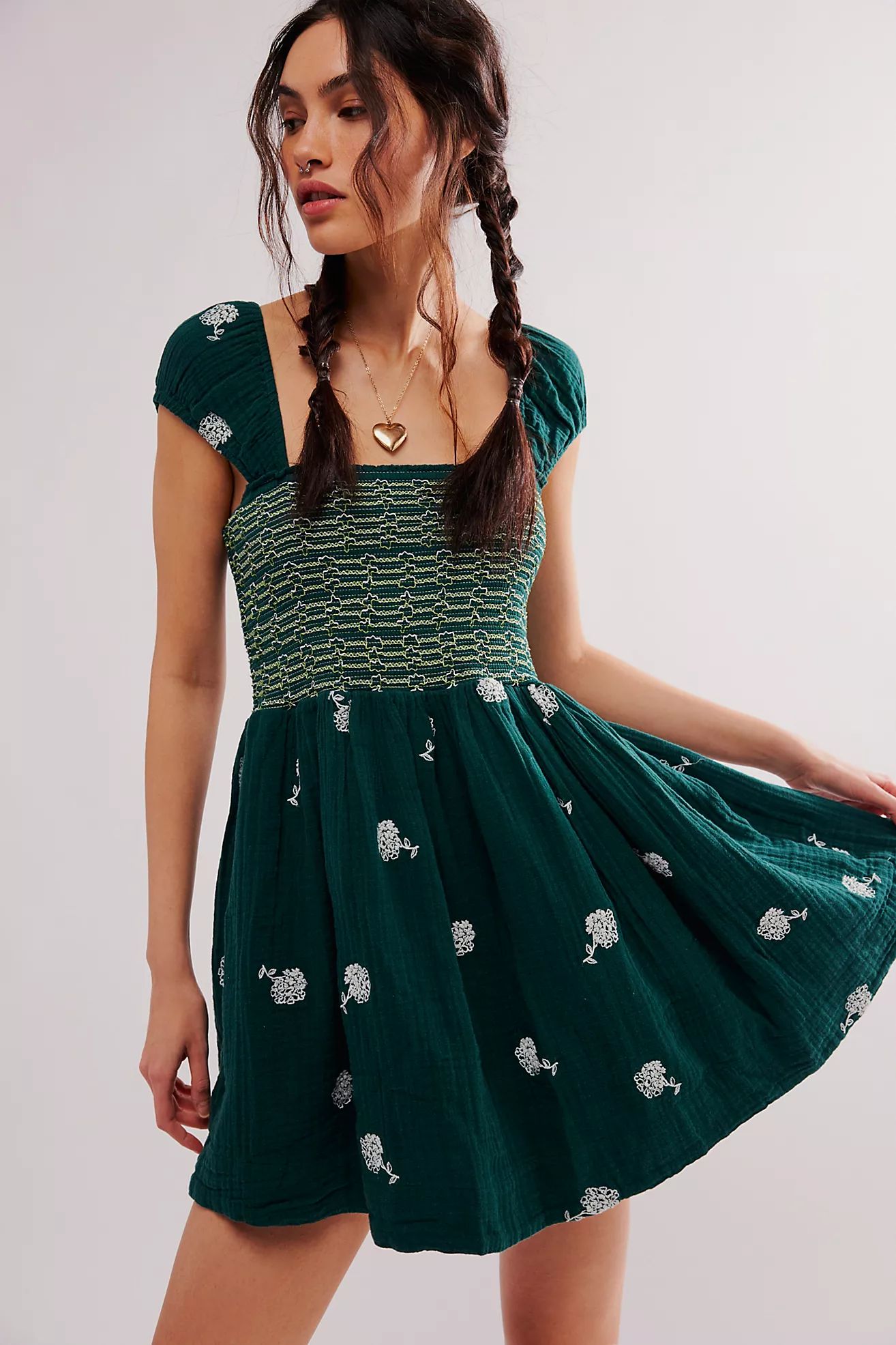 Tory Embroidered Mini Dress | Free People (Global - UK&FR Excluded)