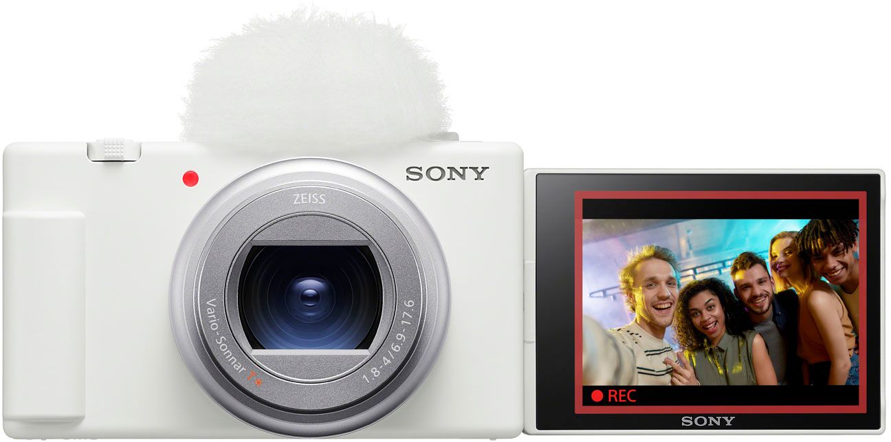 Sony ZV-1 II 20.1-Megapixel Digital Camera for Content Creators and Vloggers White ZV1M2/W - Best... | Best Buy U.S.