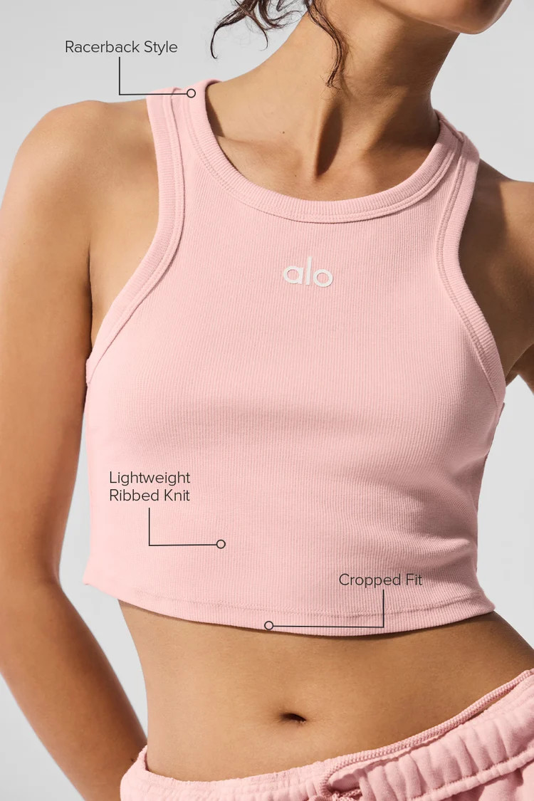 Aspire Tank - Gravel/White | Alo Yoga