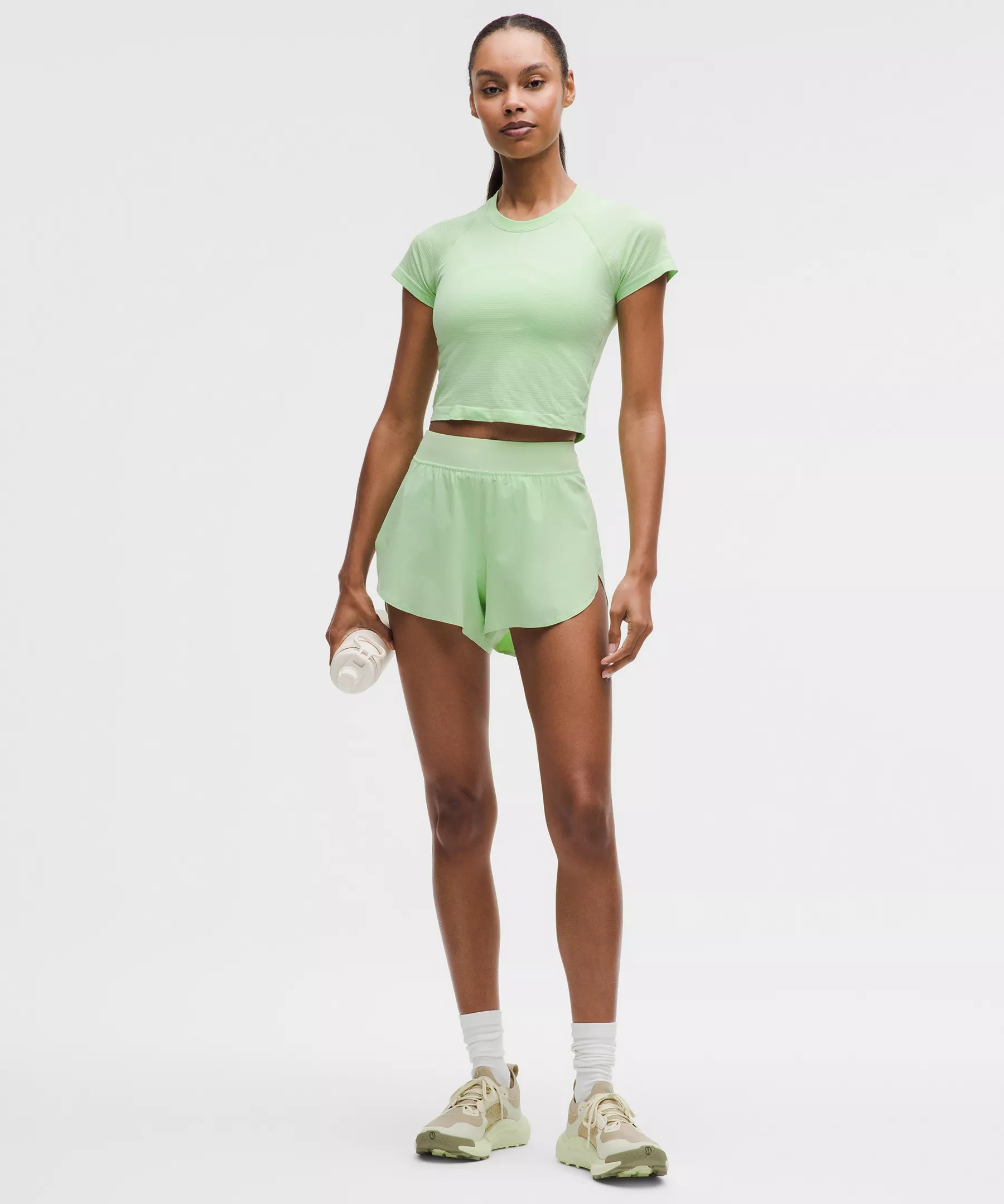 Fast and Free High-Rise Classic-Fit Split Short 3" | Lululemon (US)