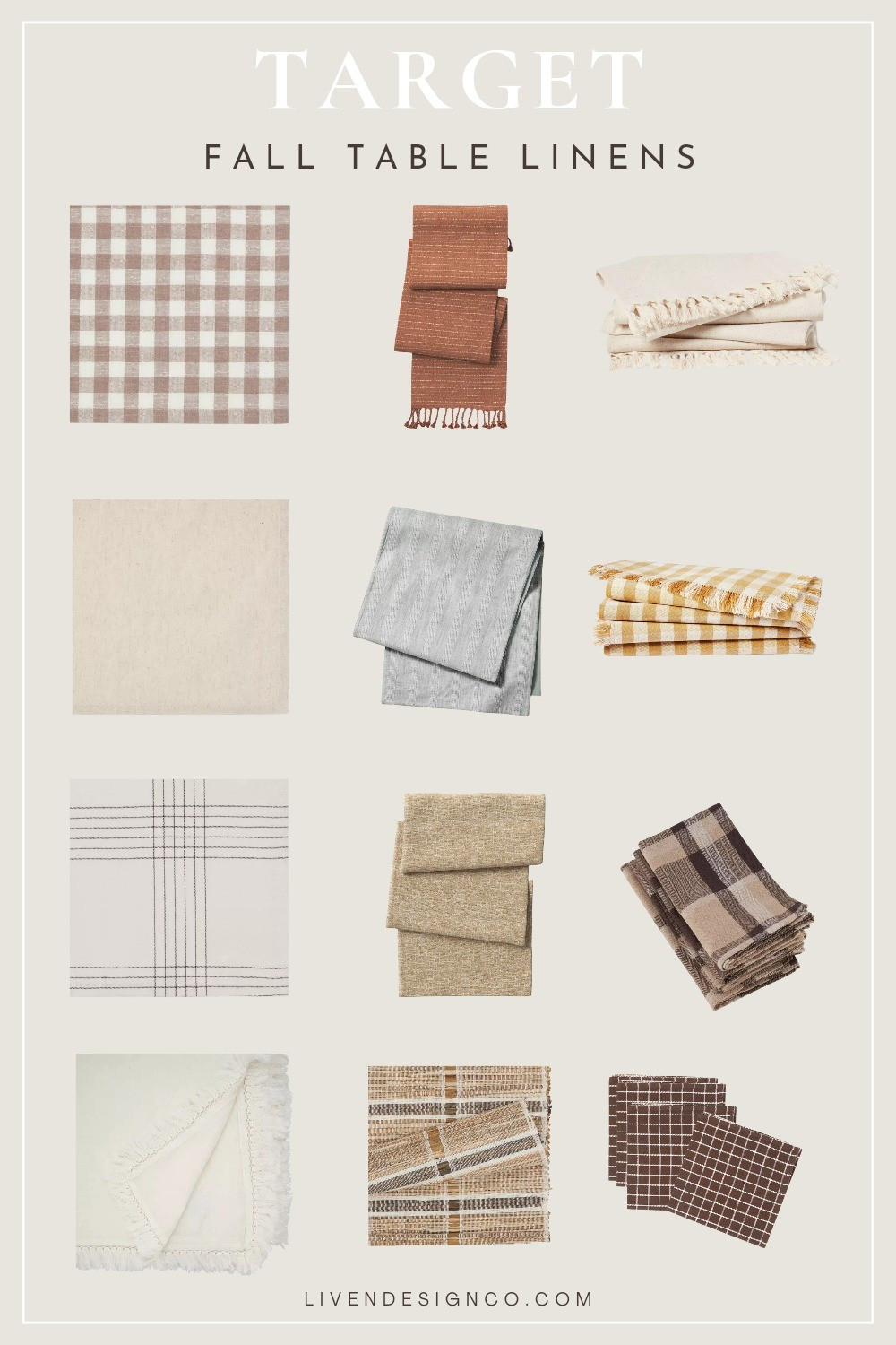 Target fall table linens. Target fall table setting. Fall decor. Home decor. Checkered gingham tablecloth. Linen tablecloth. Fringe cloth napkins. Table runner. Tablescape. Windowpane tablecloth. Plaid tablecloth. 

#LTKSeasonal #LTKHome #LTKFindsUnder50