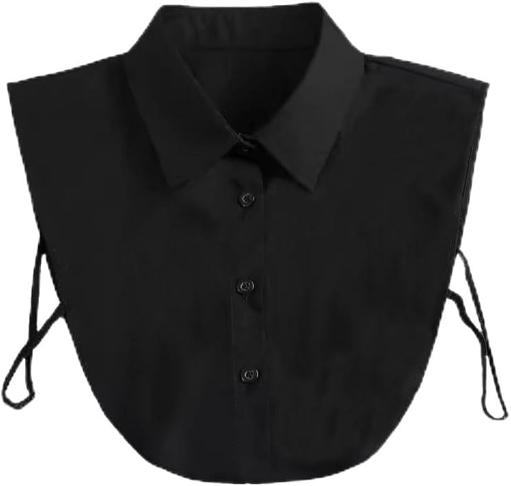 Women Shirt Fake Collar Blouse Half Shirt Lightweight False Collar Decorative Collar Solid Color ... | Amazon (US)