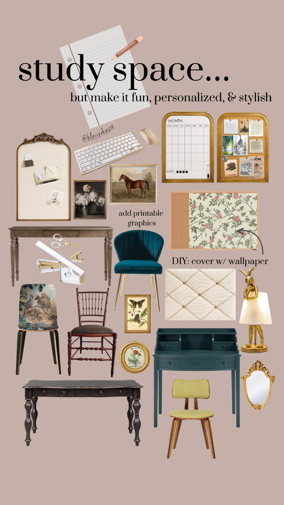 Motivate the kids to get excited for school by creating their own dedicated homework & study space! 

#BackToSchool #KidsStudy #Study #KidsOffice #KidsDeskAndChair #OfficeDeskAndChair #VintageModern #Traditional #ModernTraditional #TaskChair #OfficeSupplies #GalleryWall #vintagechair #Corkboard #PinBoard #DIY #AccentChair #ColorfulAccentChair #VintageDesk #TaskLamp #DeskLamp #girlsRoom

Follow my shop @blesserhouse on the @shop.LTK app to shop this post and get my exclusive app-only content!

#liketkit #LTKBacktoSchool #LTKhome
@shop.ltk
https://liketk.it/4eEca

#LTKhome #LTKBacktoSchool