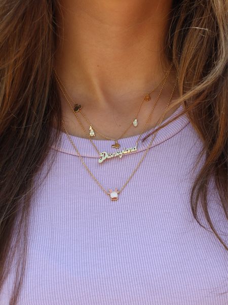 The most iconic Disney Parks necklace is now available online!

The “Disneyland” name plate necklace by CRISLU is $125 and I wear it almost everyday. I normally pair mine with a couple other gold necklaces, including this “Fab Five” choker also by CRISLU. They also offer a “Walt Disney World” version for those of you who call WDW your home park 🤍

Ig: @jkyinthesky & @jillianybarra

#disneystyle #disneyjewelry #shopdisney #disneyparks #disneyland #disneyworld #thatgirl #disneyaesthetic #disneyinspo #disneyfashion 

#LTKbeauty #LTKstyletip #LTKfamily