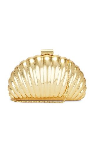 SIMKHAI Monet Shell Clutch in Gold from Revolve.com | Revolve Clothing (Global)