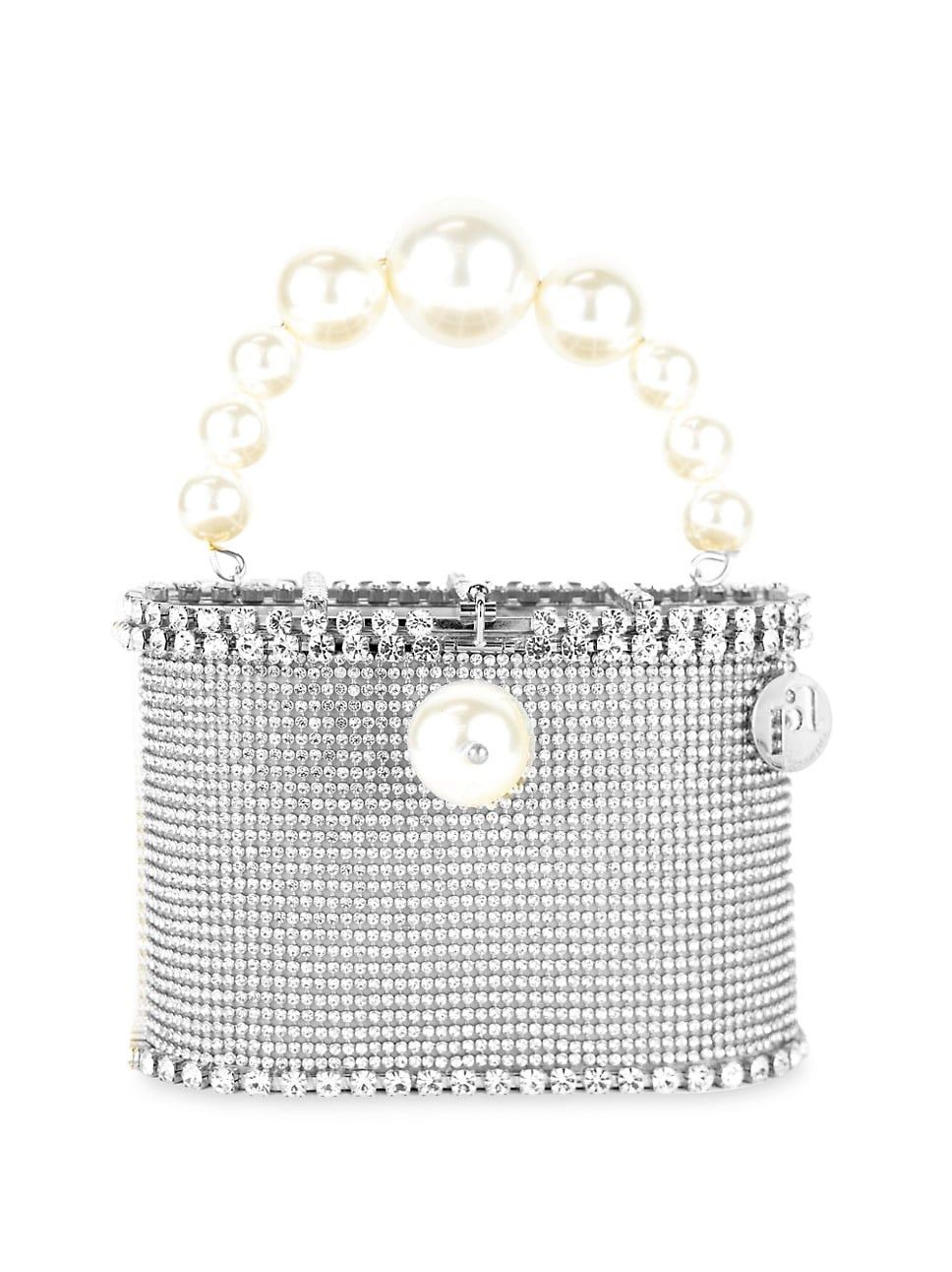 Holli Luce Crystal-Embellished Top Handle Bag | Saks Fifth Avenue