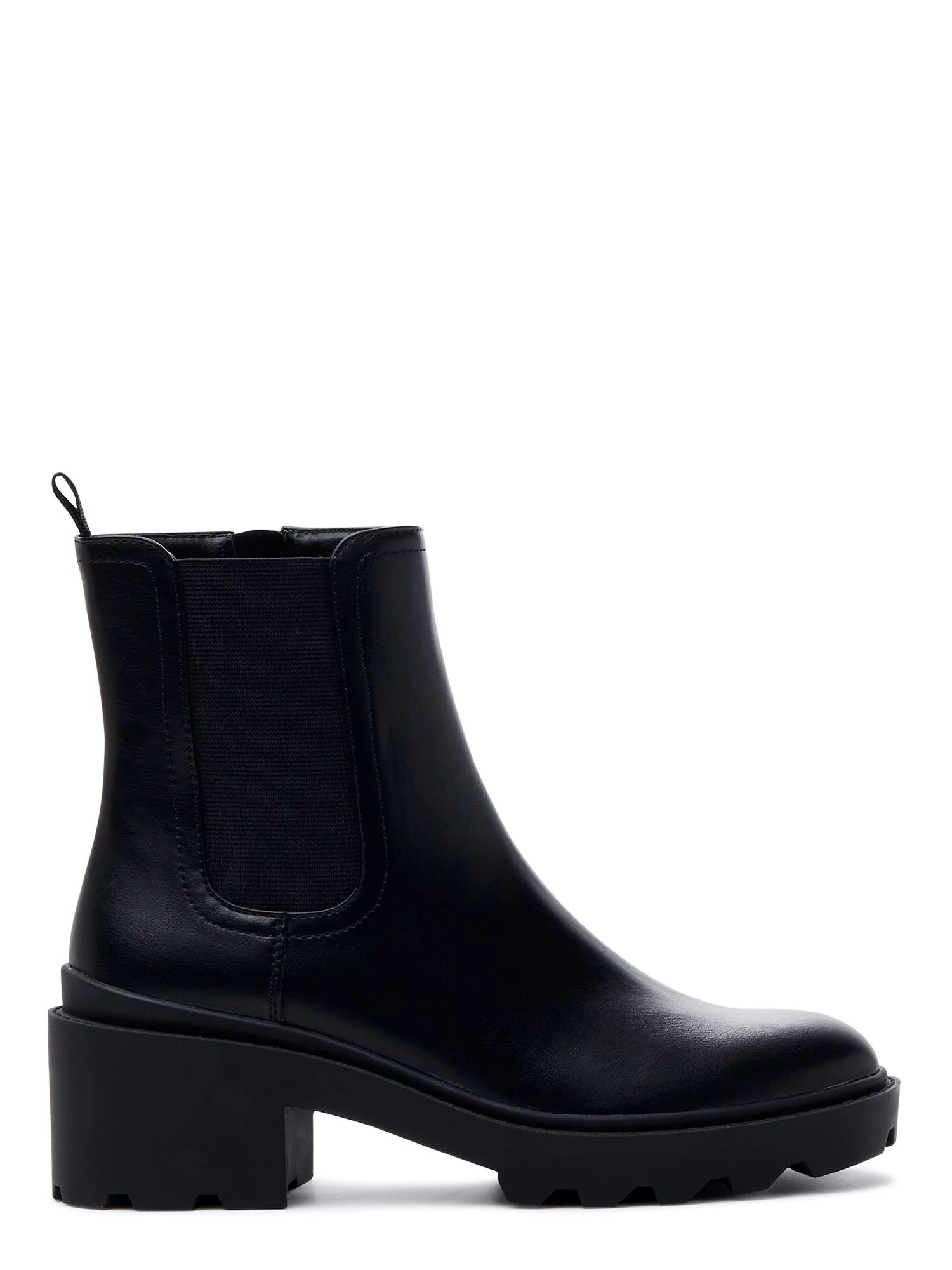 Time and Tru Women's Unit Chelsea Boots - Walmart.com | Walmart (US)