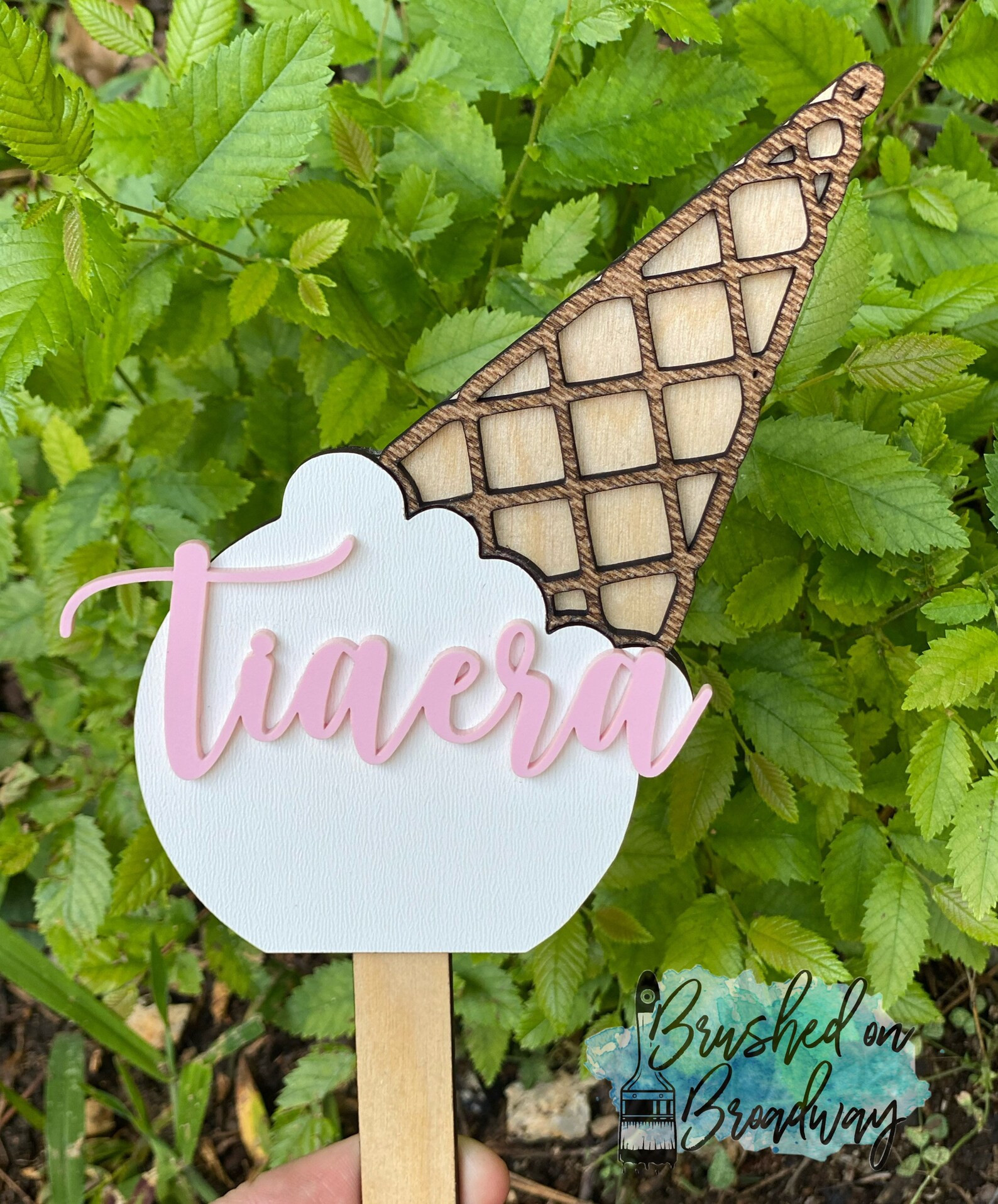 Ice Cream Cone Cake Topper 3D Cake Topper Ice Cream Birthday - Etsy | Etsy (US)