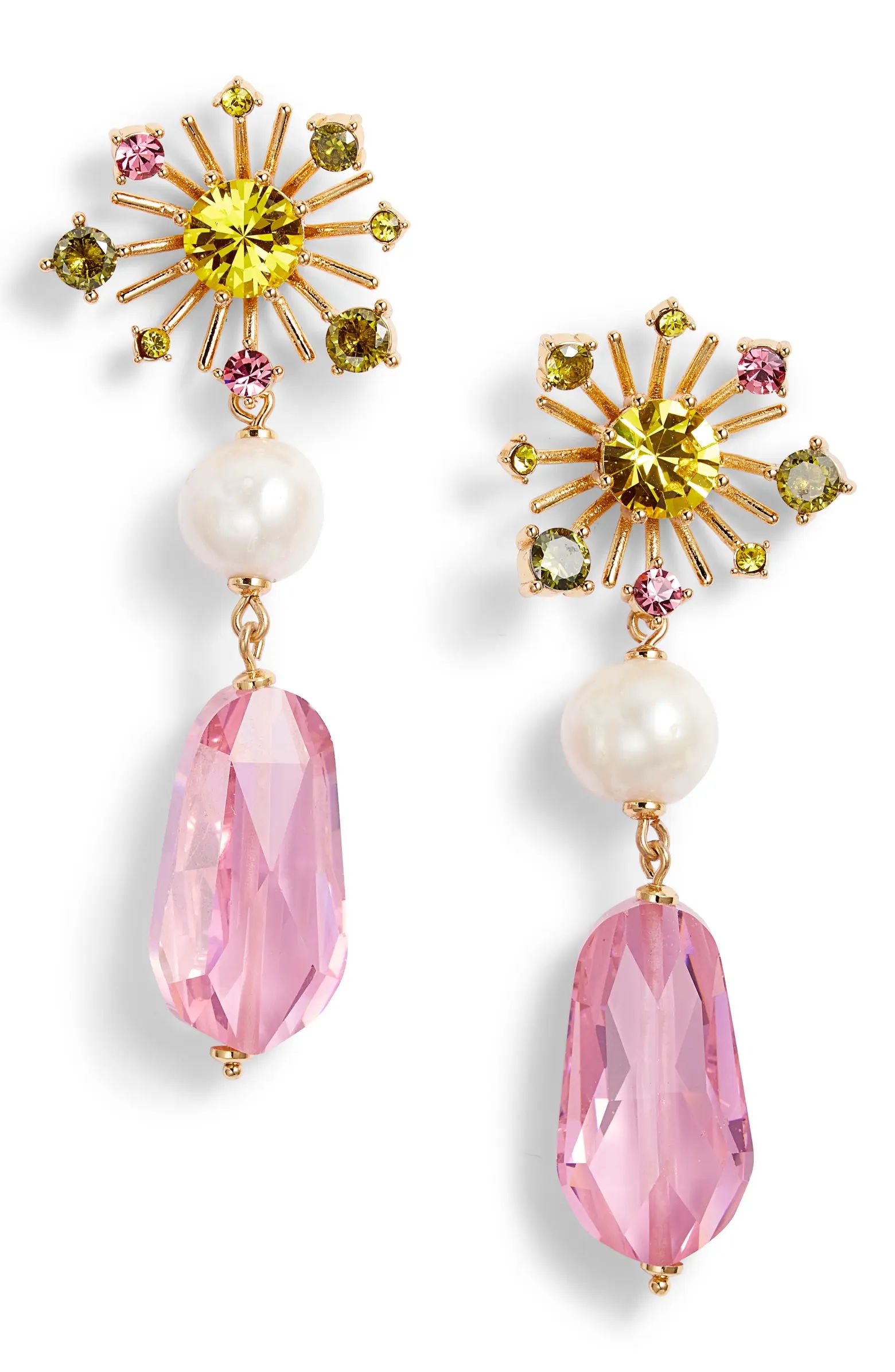 rooftop garden genuine pearl drop earrings | Nordstrom