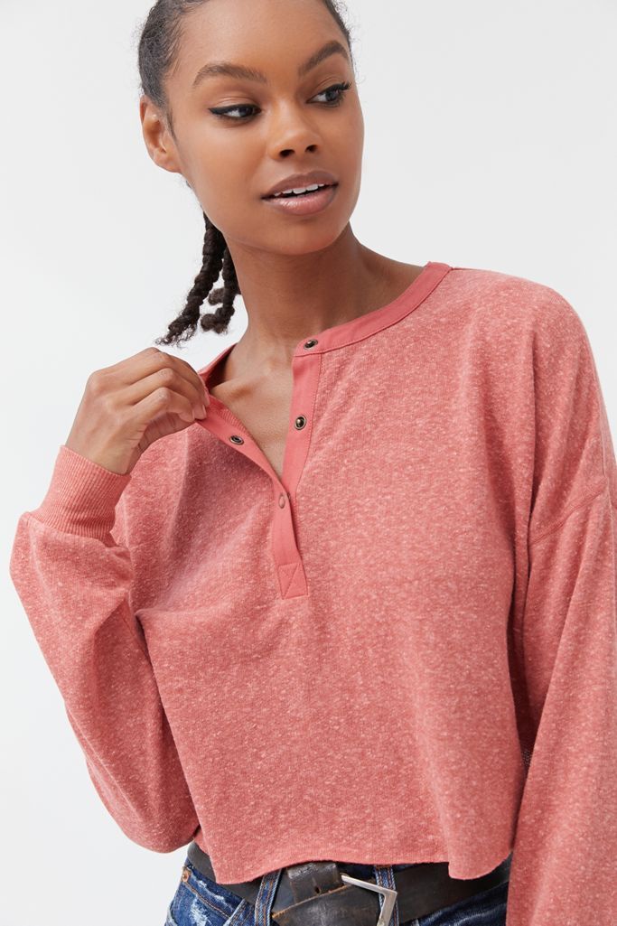 Out From Under Emmy Triblend Henley Top | Urban Outfitters (US and RoW)