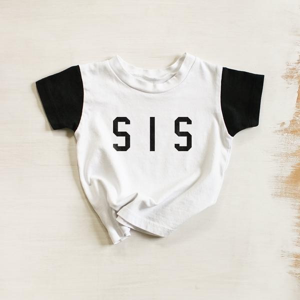 Kids "Sis™" Drop-Shoulder Tee | Ford and Wyatt