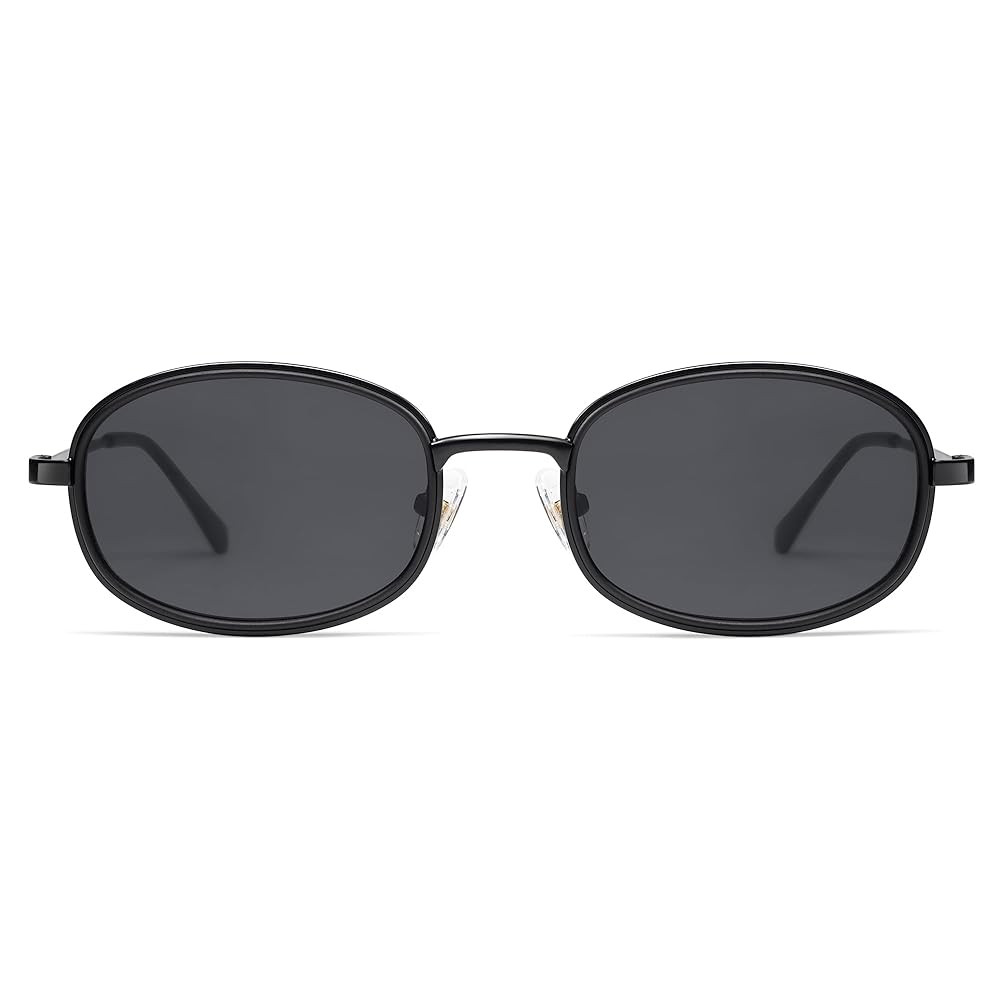 Retro Oval Sunglasses for Women Men Trendy Round Y2k Sunnies AP3681 | Amazon (US)