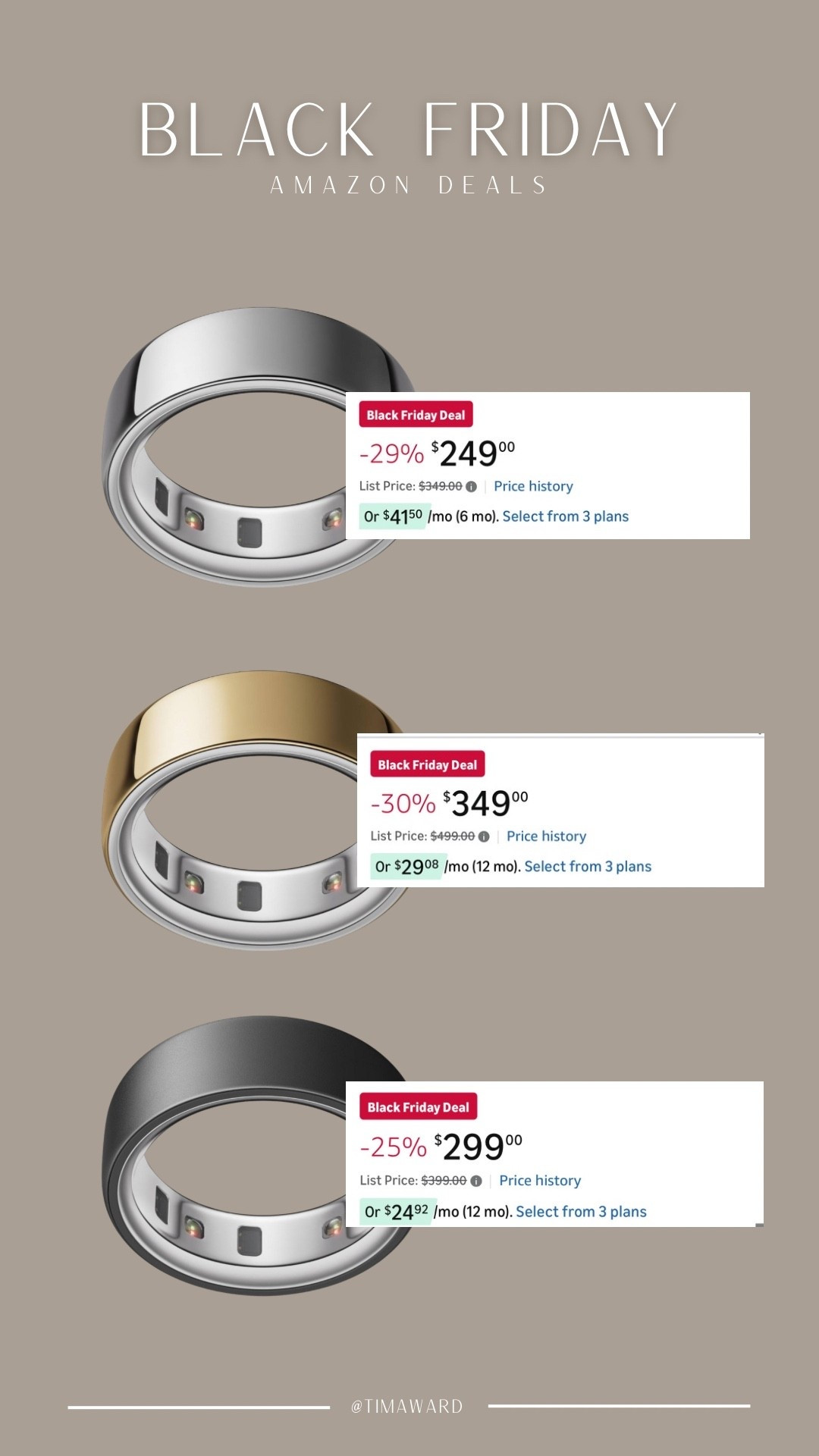 oura ring is on sale on Amazon! 

#LTKHoliday #LTKGiftGuide #LTKCyberWeek