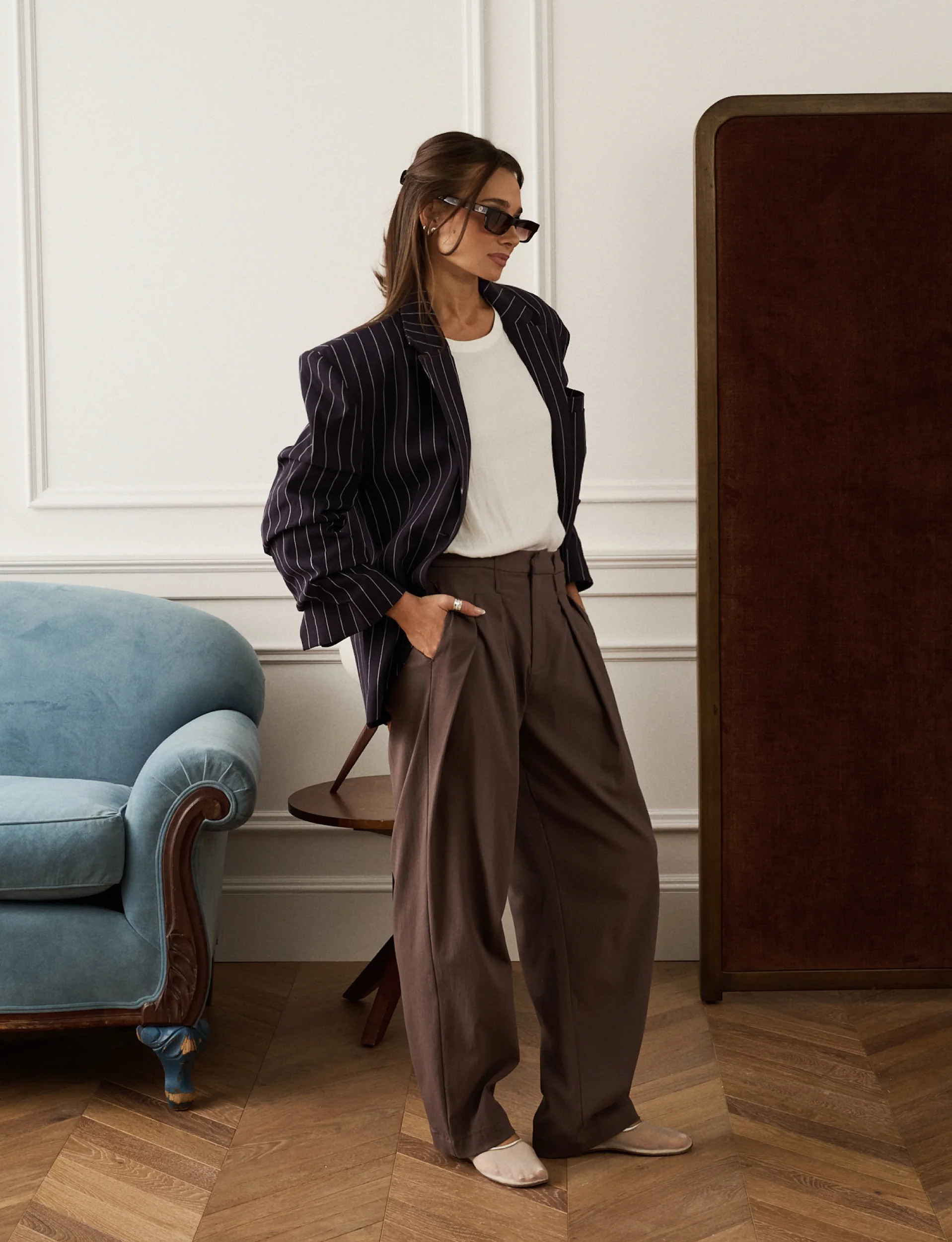 Double Belt Trouser | We Wore What