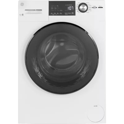 GE Appliances 2.4 cu. Ft. Energy Star High Efficiency Front Load Washer with Steam Wash in White | Wayfair North America