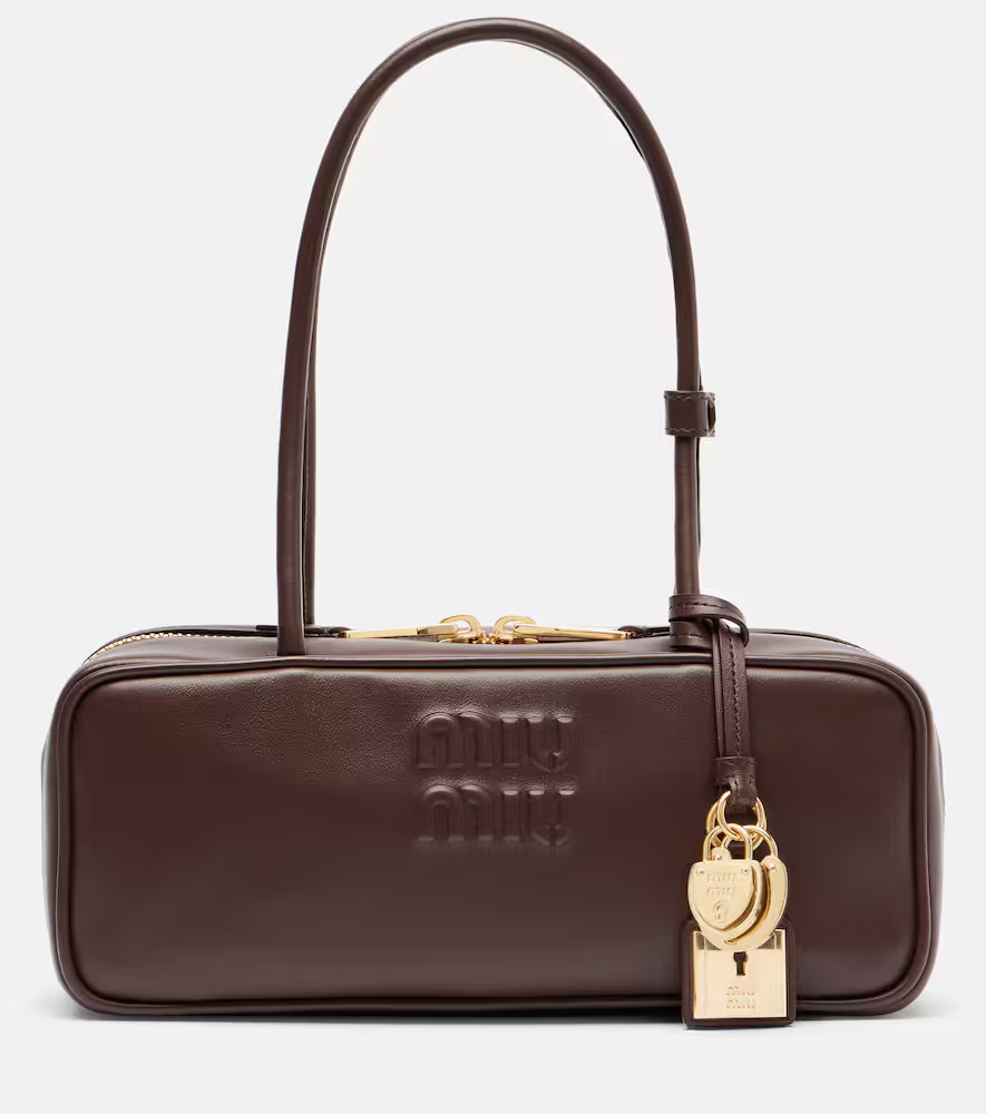 Miu Miu Beau leather shoulder bag | Mytheresa (INTL)