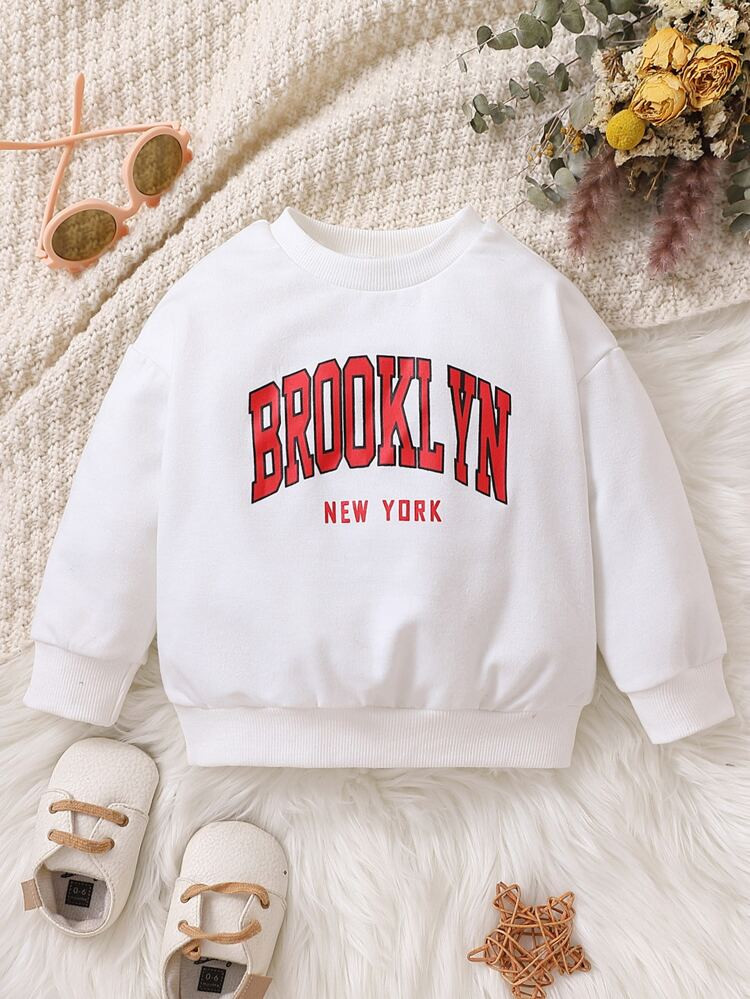 Baby Letter Graphic Sweatshirt | SHEIN