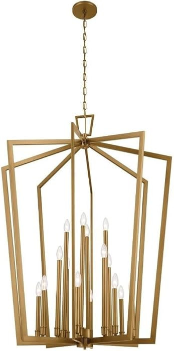 KICHLER Abbotswell 36.75" Updated Traditional 16 Light Foyer Pendant Ceiling Light Fixture with O... | Amazon (US)
