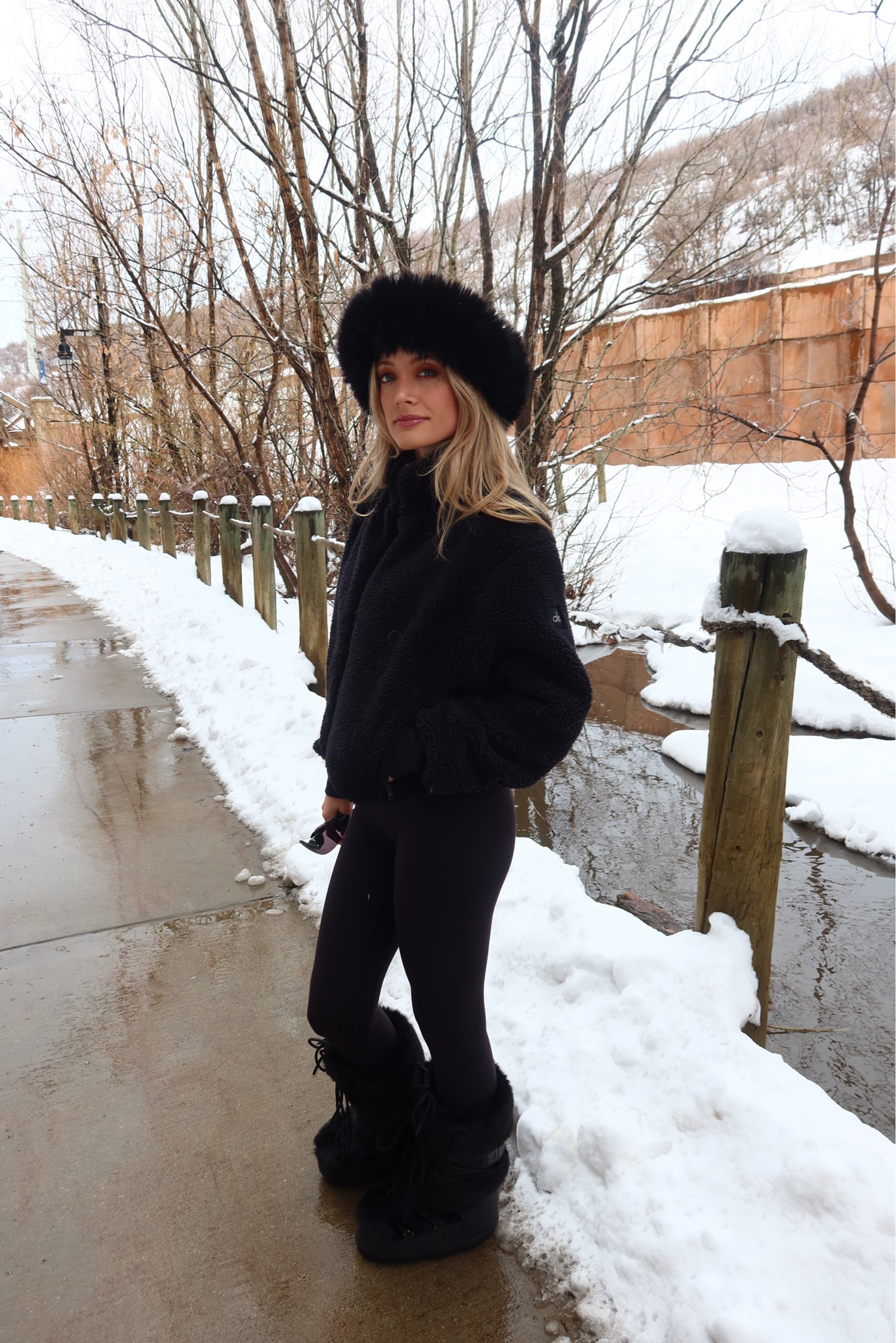 Ski outfit 
Ski trip
Snow outfit 
Park city outfits
Park city 
Utah outfits 
Black moon boots 
Black alo Sherpa jacket
Fur hat beanie 

#LTKActive #LTKSeasonal #LTKStyleTip
