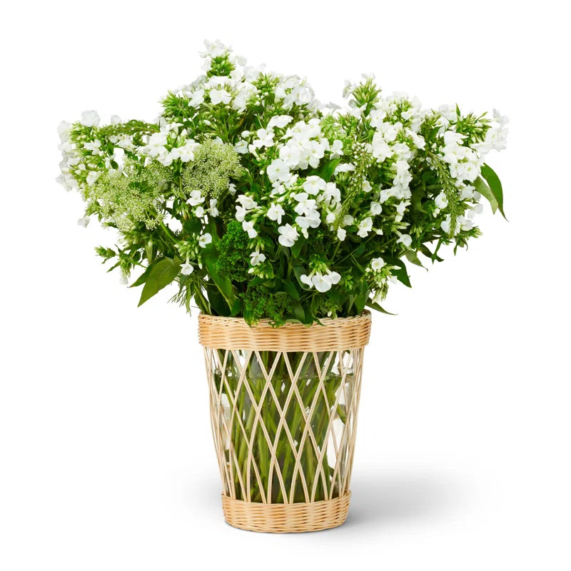 AERIN Navona Wicker Table Vase | Wayfair | Wayfair North America