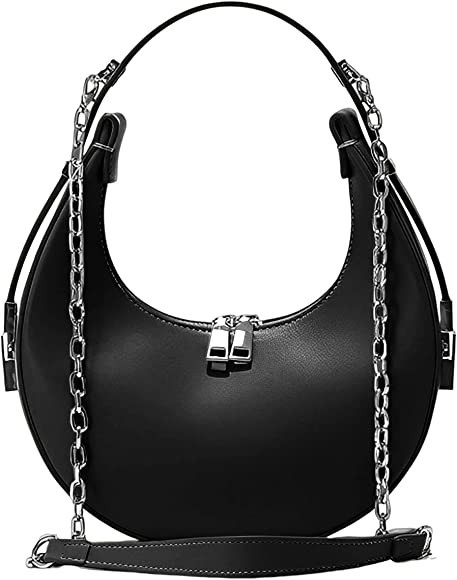 Shoulder Bag Crescent Handbag, Leather Armpit Bag, Shoulder Bag For Women Vintage Bag, Business B... | Amazon (US)