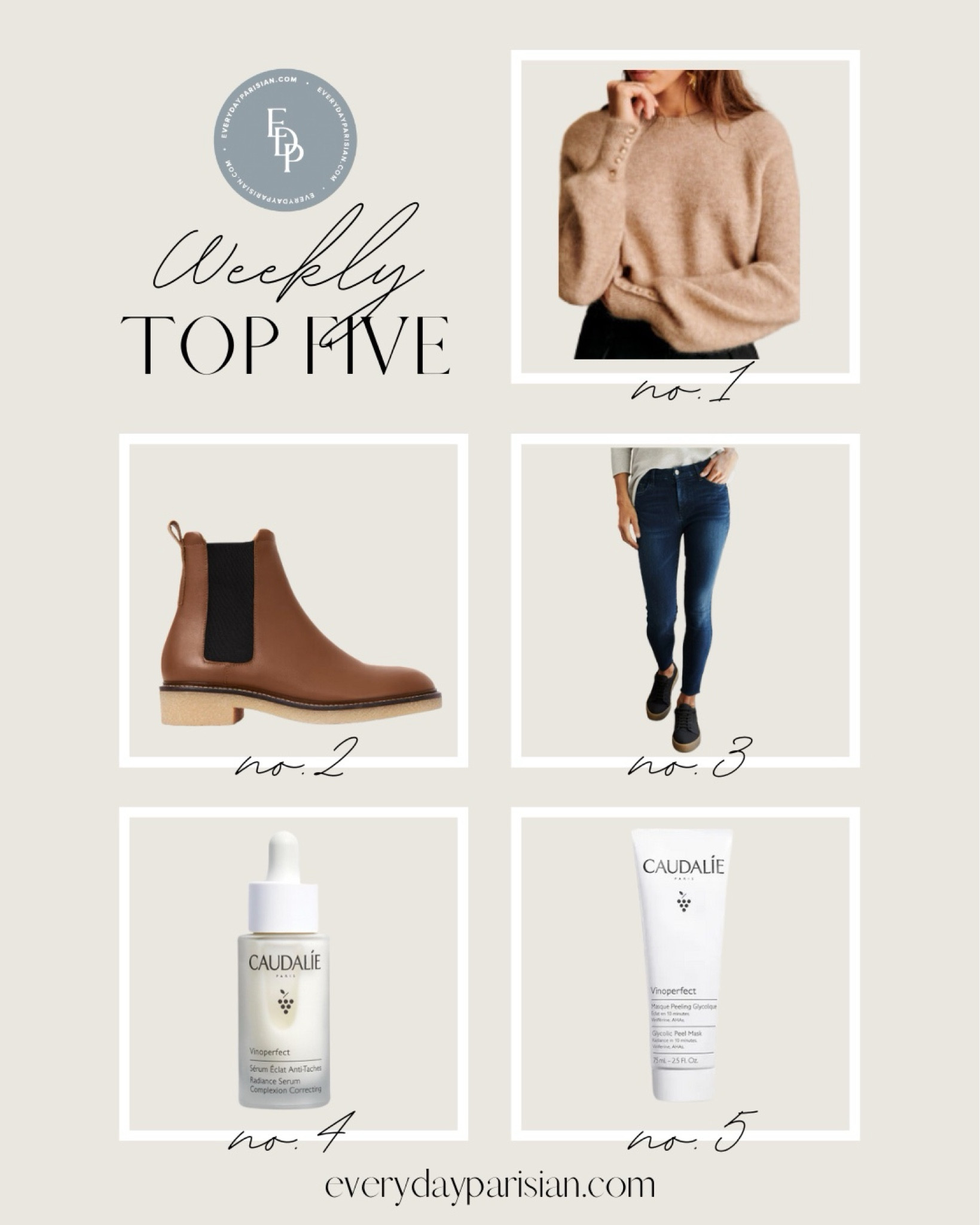 This week’s best sellers include a favorite sweater I have in multiple colors and French beauty staples. 

#LTKsalealert #LTKtravel #LTKfindsunder100