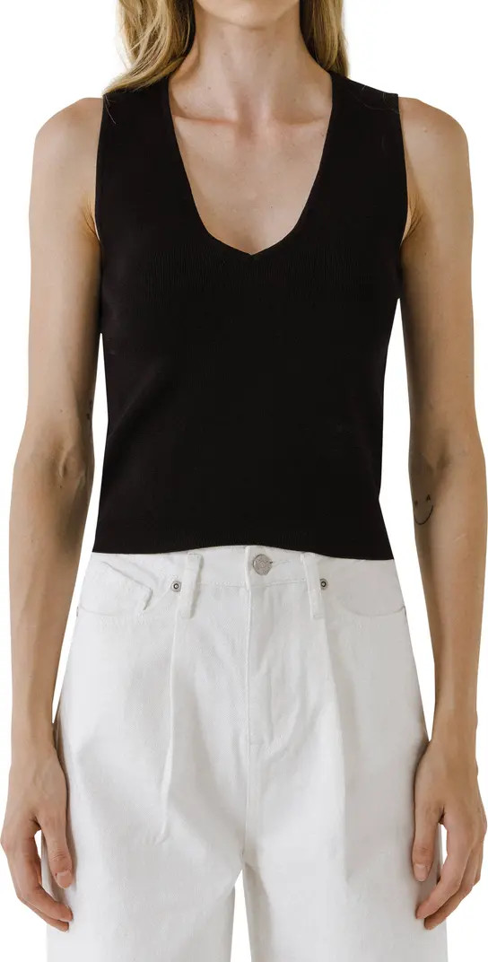 Endless Rose Rib V-Neck Tank | Nordstrom | Nordstrom