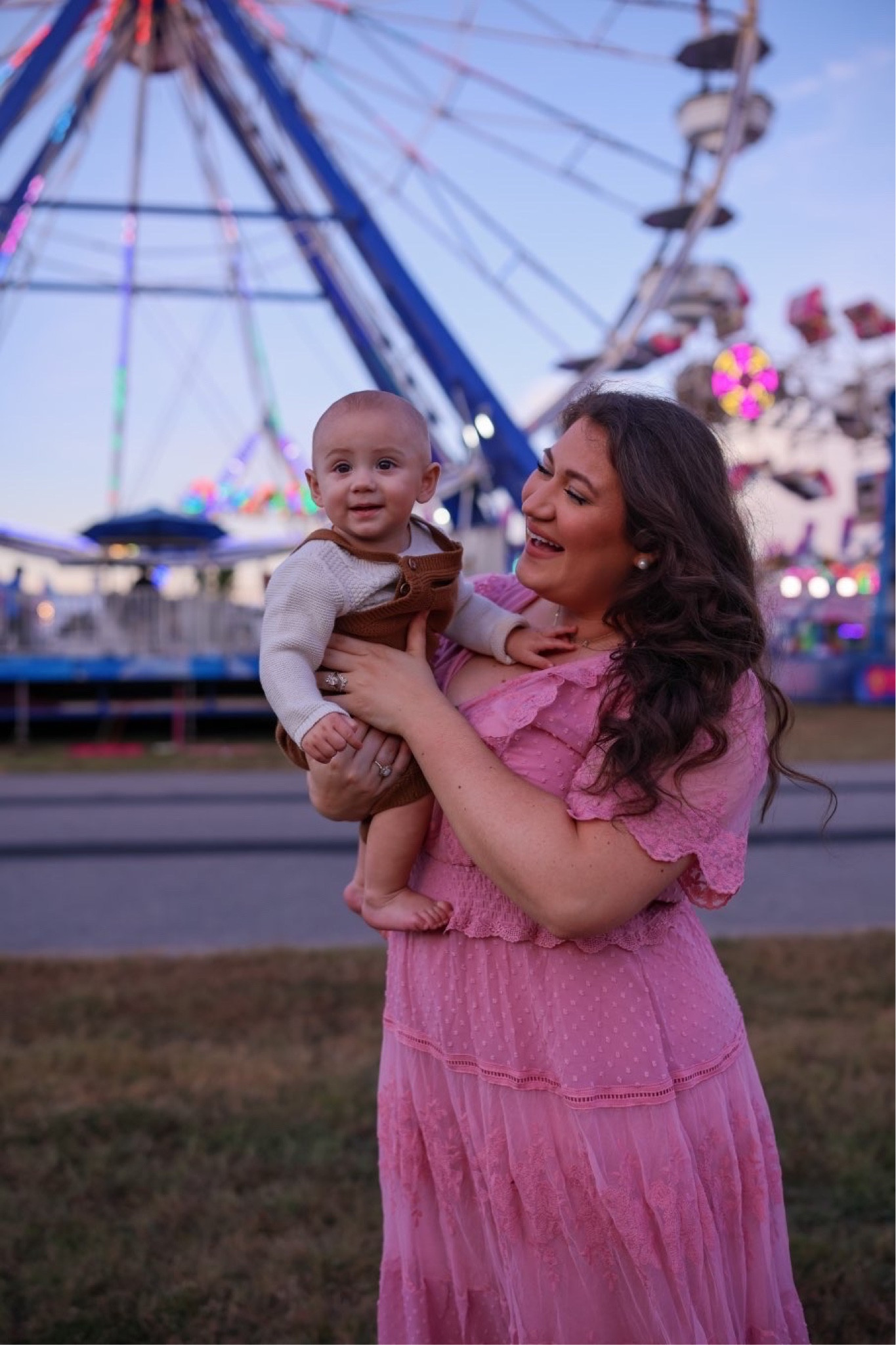 Mommy and me photoshoot / pink dress / boho dress / flowy dress 

#LTKMidsize