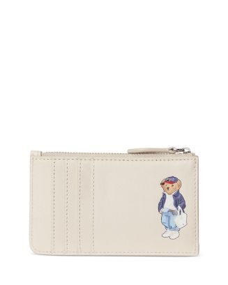 Polo Bear Leather Zip Card Case | Bloomingdale's (US)