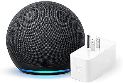 Echo Dot (4th Gen) + Amazon Smart Plug | Charcoal | Amazon (US)