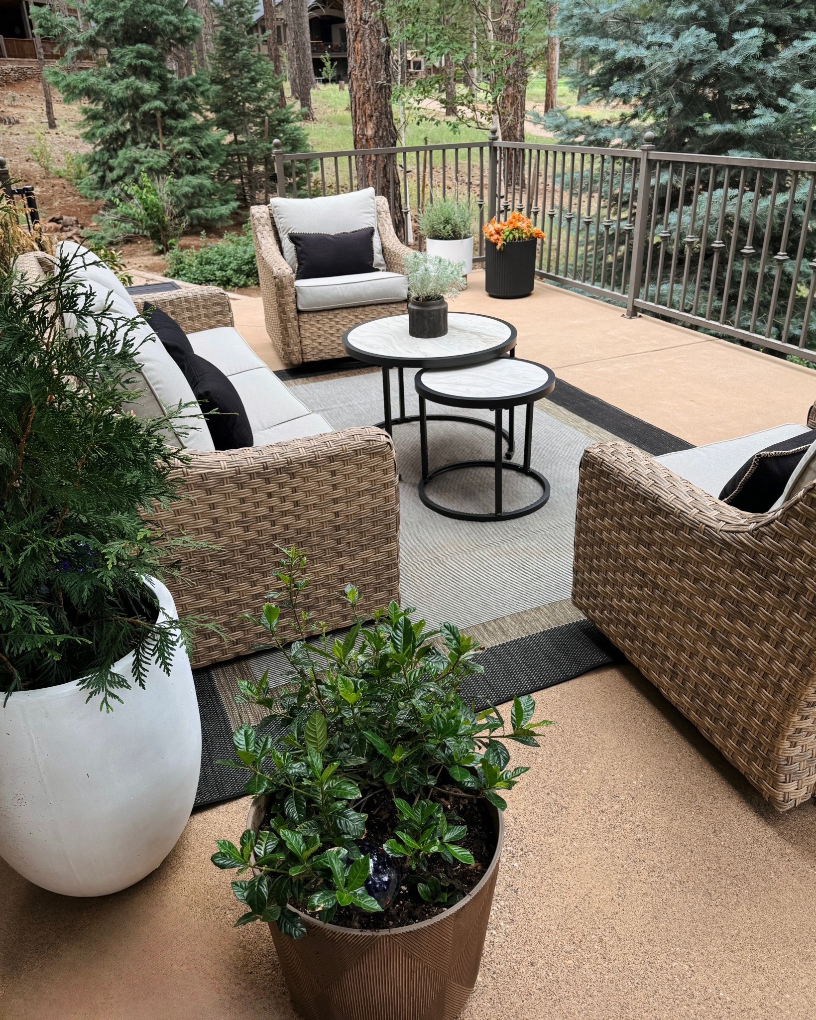 Back in stock! The best patio set from Walmart! It comes with covers and is in a second color way now. 
Also tagging the pieces we bought for the other half not shown in this video 
Walmart outdoor home patio 
Affordable look for less outdoor furniture, rug, planters, herb garden 


#LTKSeasonal #LTKStyleTip #LTKHome