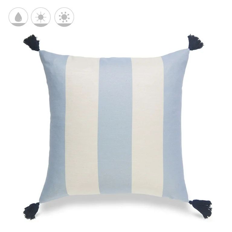 Hofdeco Beach Coastal Indoor Outdoor Pillow Cover ONLY, Water Resistant for Patio Lounge Sofa, Sk... | Walmart (US)
